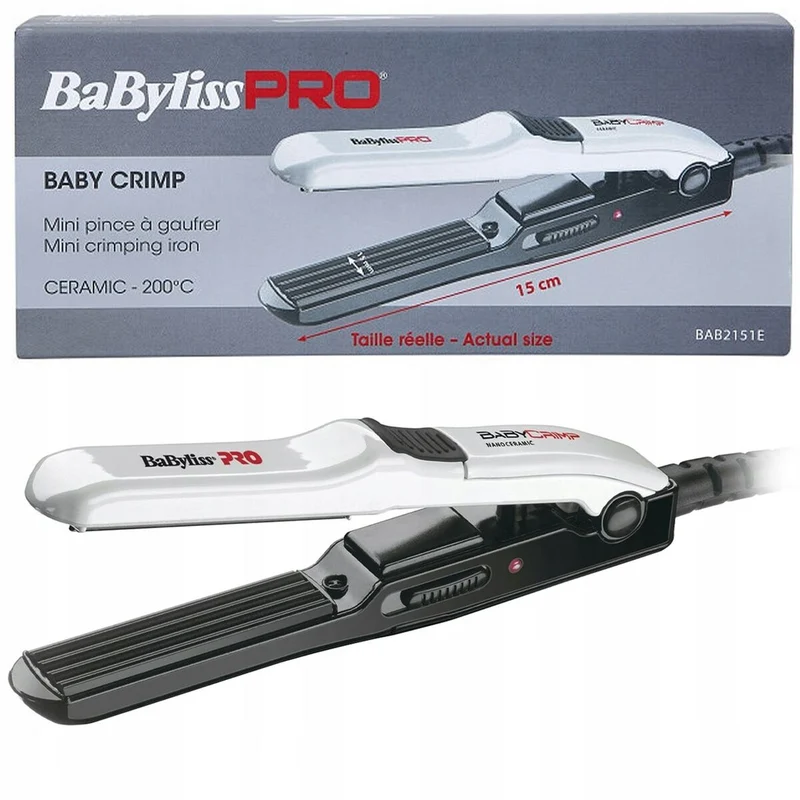 Piastra per capelli Babyliss BAB2151E Nera 20 W 1 pezzo