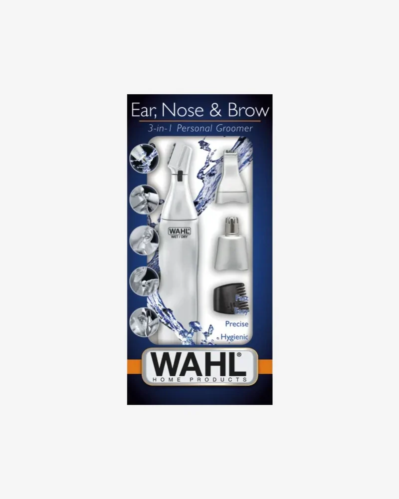Wahl Ear, Nose & Brow 3-in-1 Trimmer - Rasoio di Precisione