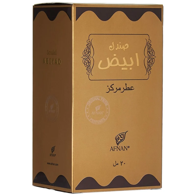 Olio profumato Afnan Abiyad Sandal Abiyad Sandal 20 ml