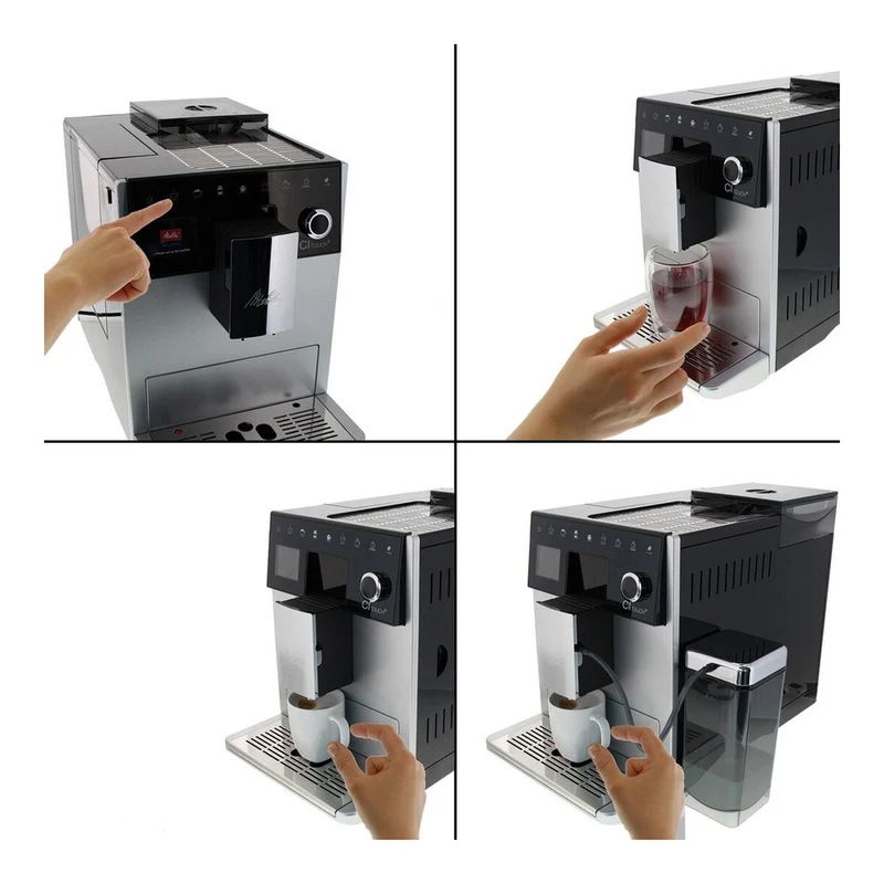 Caffettiera Superautomatica Melitta F 630-101 1400W Argento 1400 W 15 bar 1,8 L