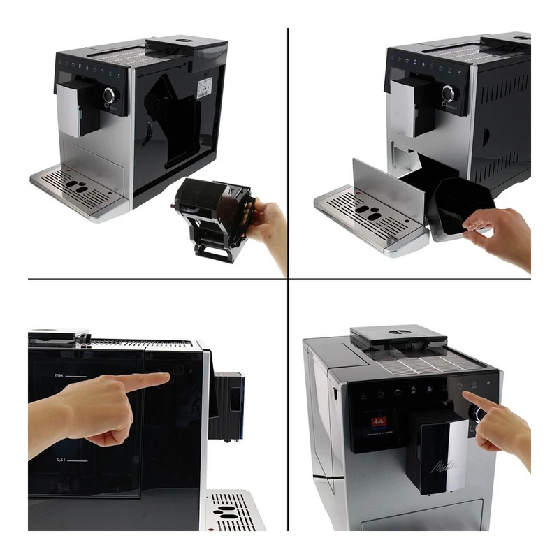 Caffettiera Superautomatica Melitta F 630-101 1400W Argento 1400 W 15 bar 1,8 L