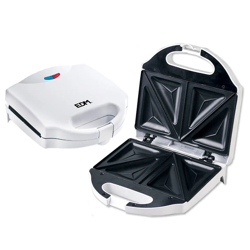 Sandwich Maker EDM 07666 Bianco 750 W