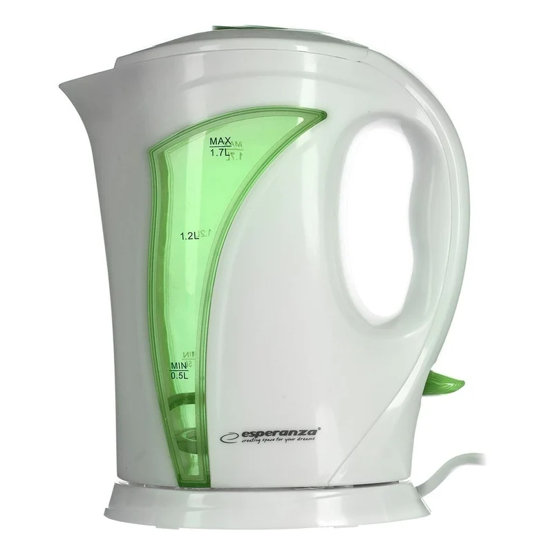 Bollitore Esperanza EKK018G Bianco Verde Multicolor Plastica 2200 W 1,7 L