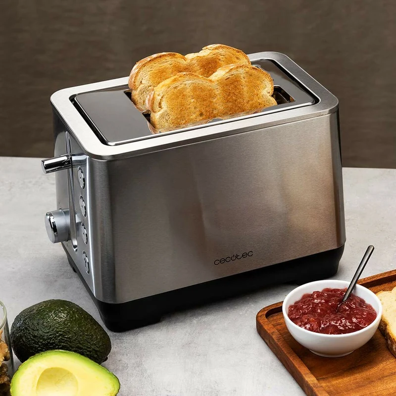 Tostapane Cecotec BigToast 3084 Acciaio inossidabile 1000 W Doppia fessura