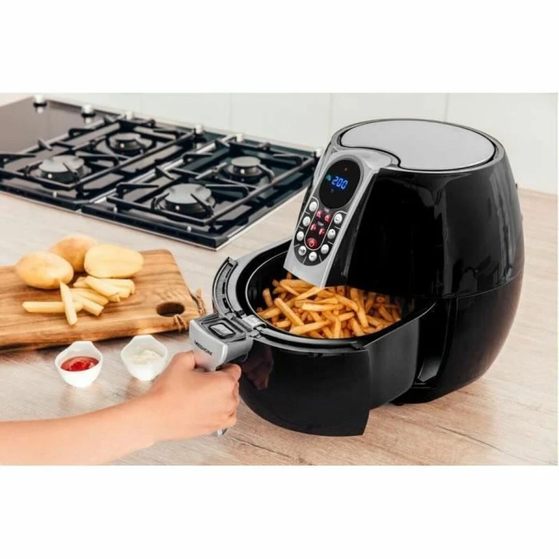 Friggitrice ad aria Medion 1500 W 2,8 L Nero/Argento