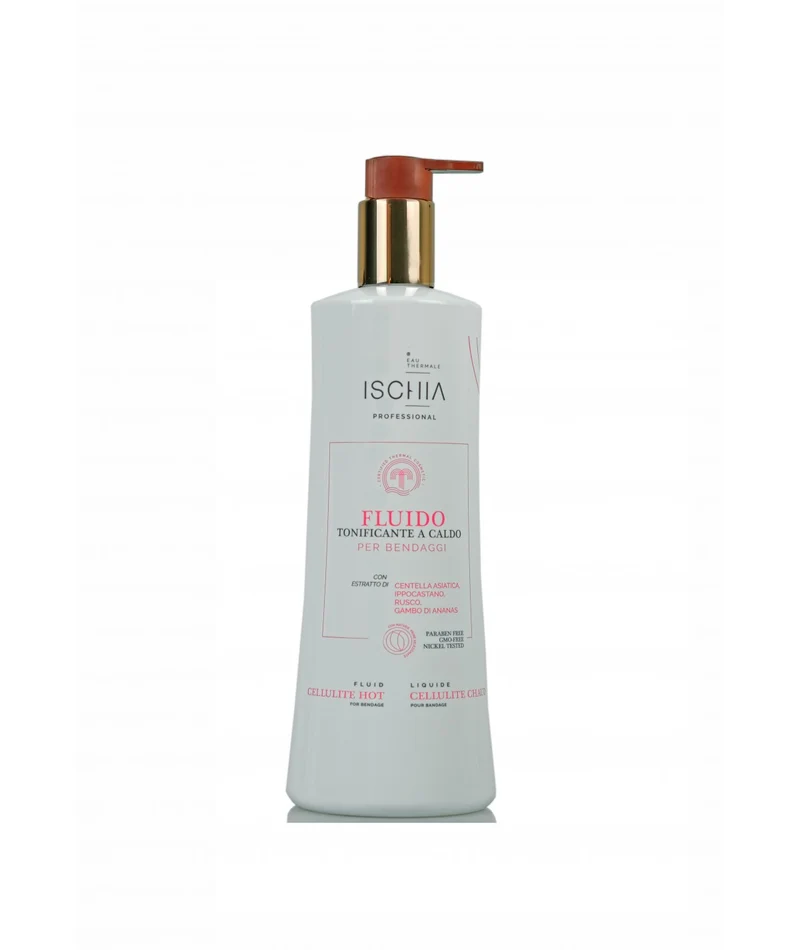 Ischia Eau Thermale Fluido Bendaggio Cellulite Caldo 500ml
