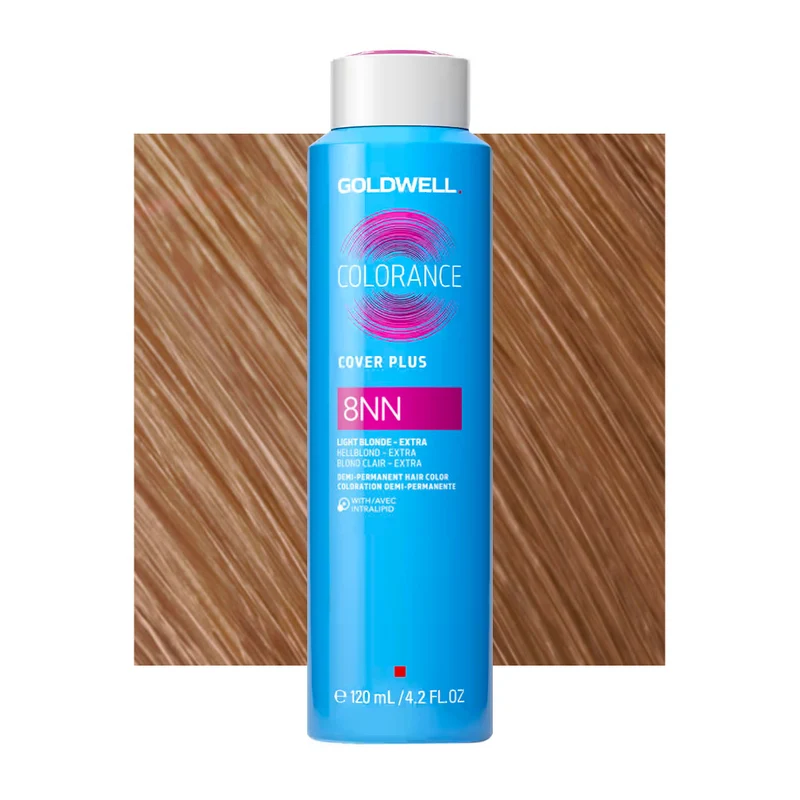 8NN Biondo chiaro intenso Goldwell Colorance Cover plus Naturals can 120ml