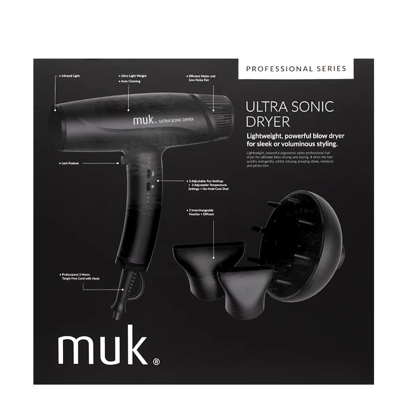 Muk Ultra Sonic Dryer Pro - asciugacapelli