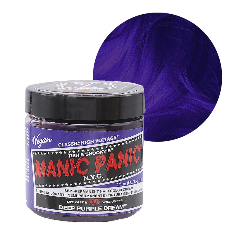 Manic Panic Classic High Voltage Deep Purple Dream 118ml - crema colorante semi-permanente