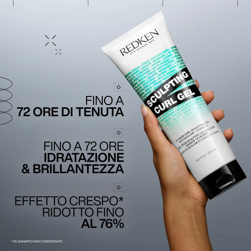 Redken Sculpting Curl Gel 250 ML – Gel Definente per Capelli Ricci e Anti Crespo