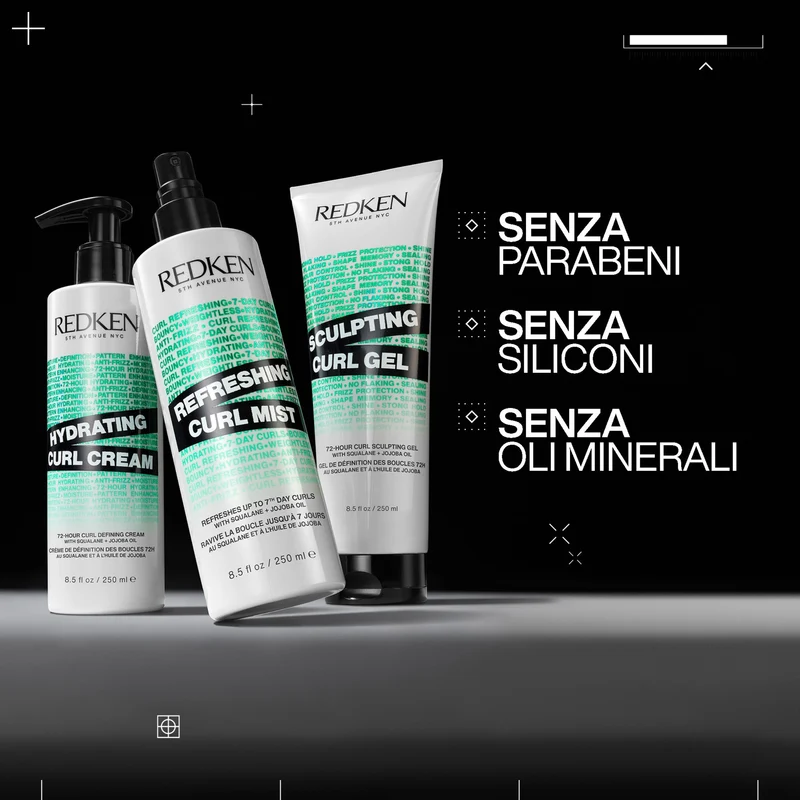 Redken Sculpting Curl Gel 250 ML – Gel Definente per Capelli Ricci e Anti Crespo