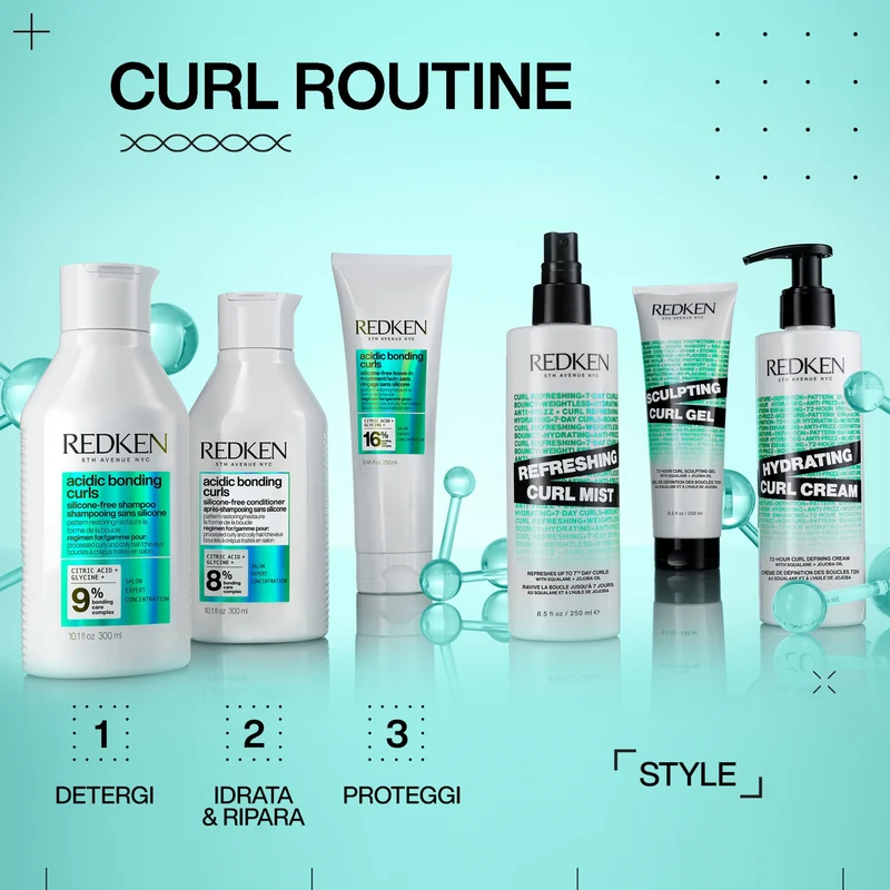 Redken Sculpting Curl Gel 250 ML – Gel Definente per Capelli Ricci e Anti Crespo