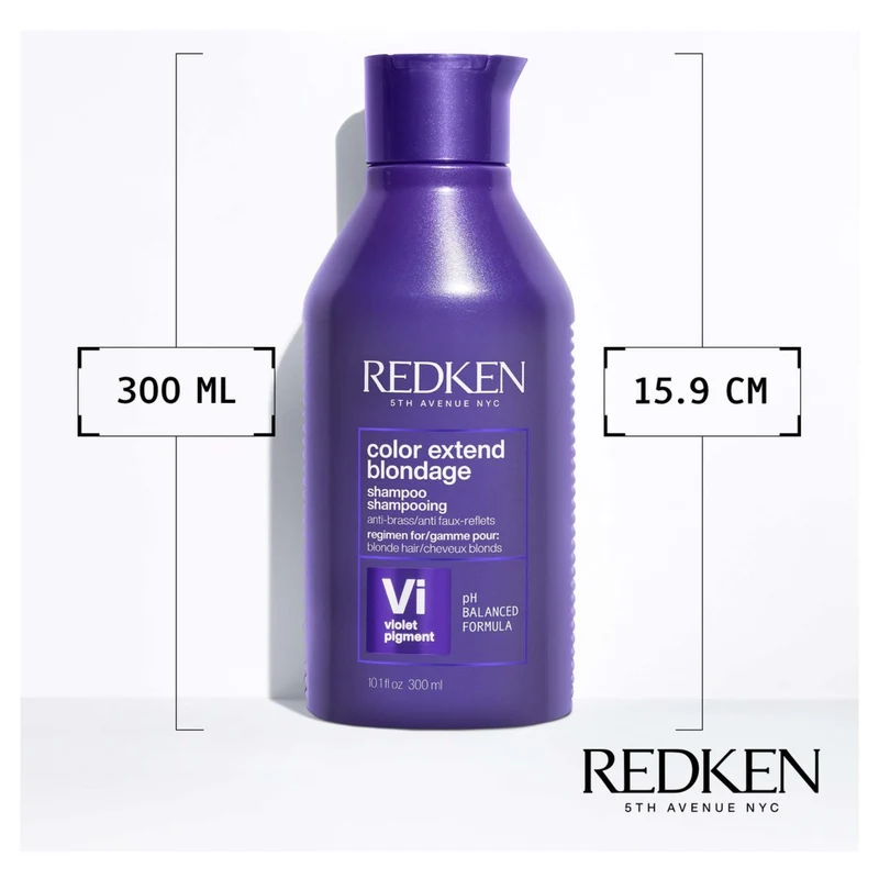 Redken Color Extend Blondage Shampoo 300 ML – Shampoo Anti Giallo per Capelli Biondi