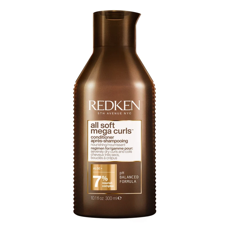 Redken All Soft Mega Curls Conditioner 300 ML – Balsamo Idratante per Capelli Ricci