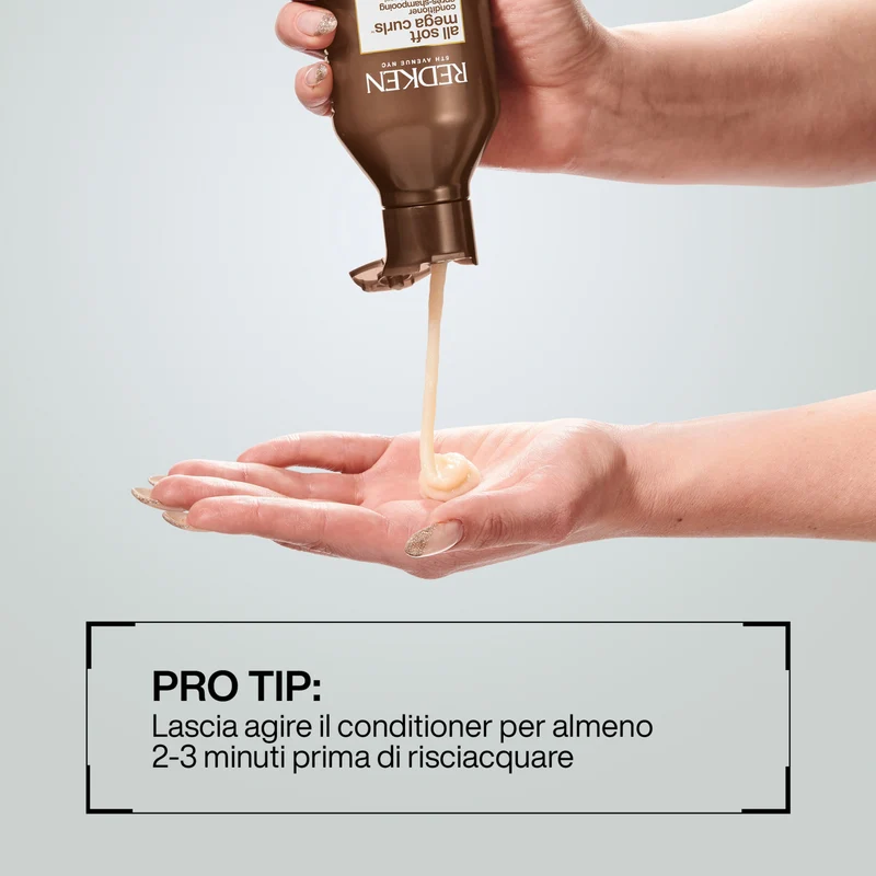 Redken All Soft Mega Curls Conditioner 300 ML – Balsamo Idratante per Capelli Ricci