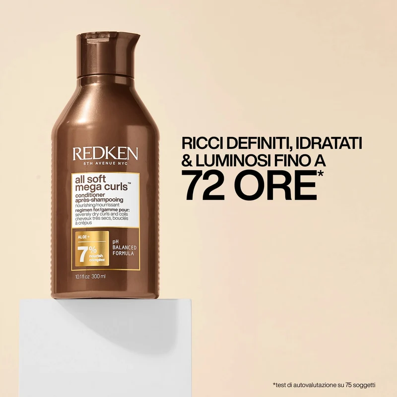 Redken All Soft Mega Curls Conditioner 300 ML – Balsamo Idratante per Capelli Ricci