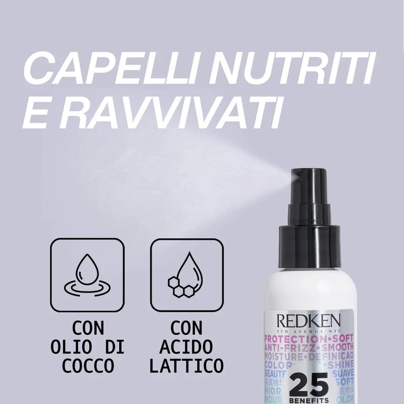 Redken One United Leave-In 150 ML – Leave-In per Tutti i Tipi di Capelli