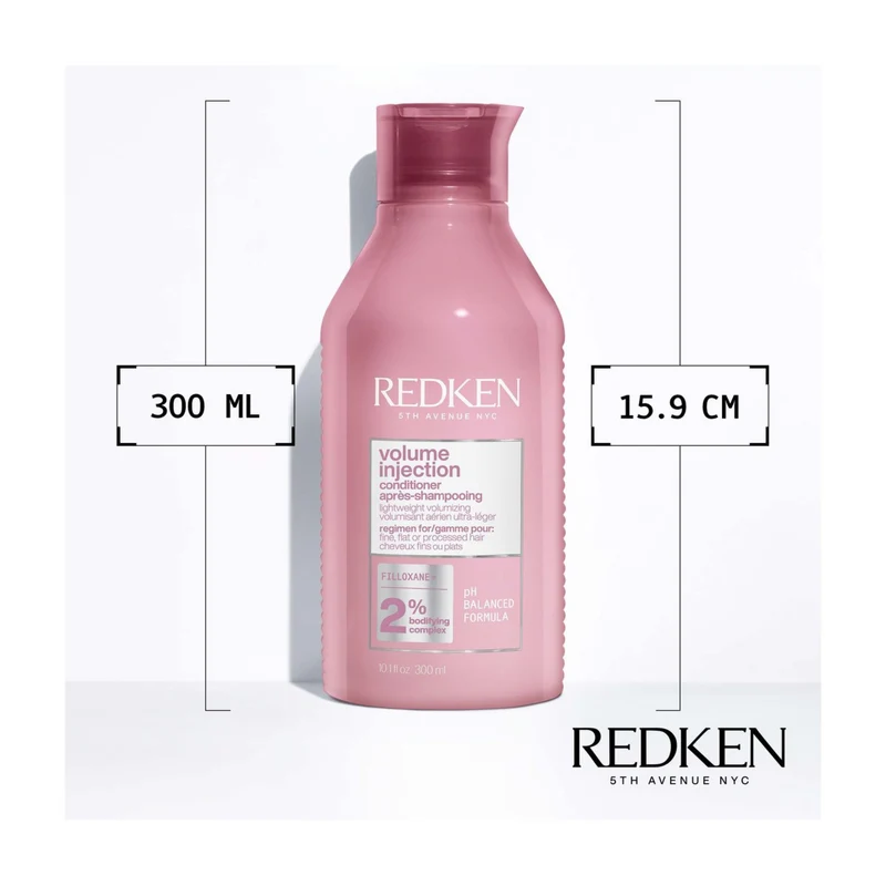Redken Volume Injection Conditioner 300 ML – Balsamo Volumizzante per Capelli Fini