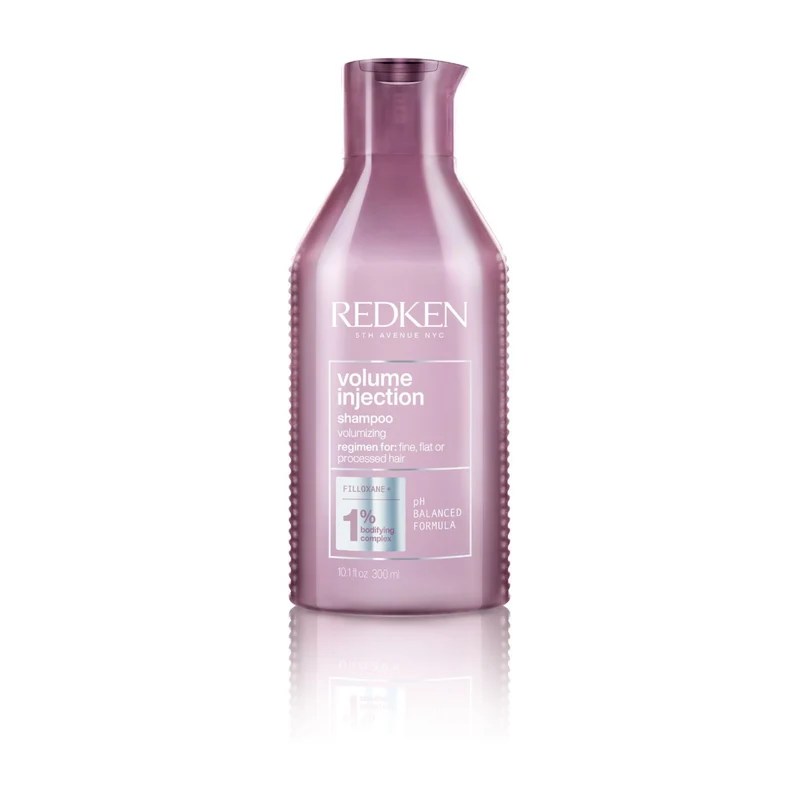 Redken Volume Injection Shampoo 300 ML – Shampoo Volumizzante per Capelli Fini