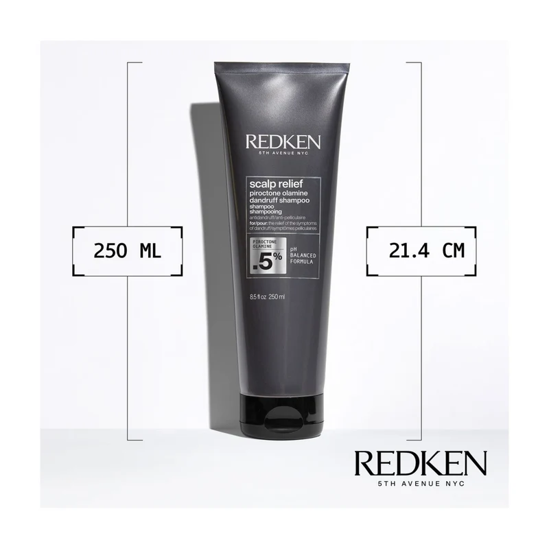 Redken Scalp Relief Anti Dandruff Shampoo 250 ML – Shampoo Antiforfora per Cute Sensibile