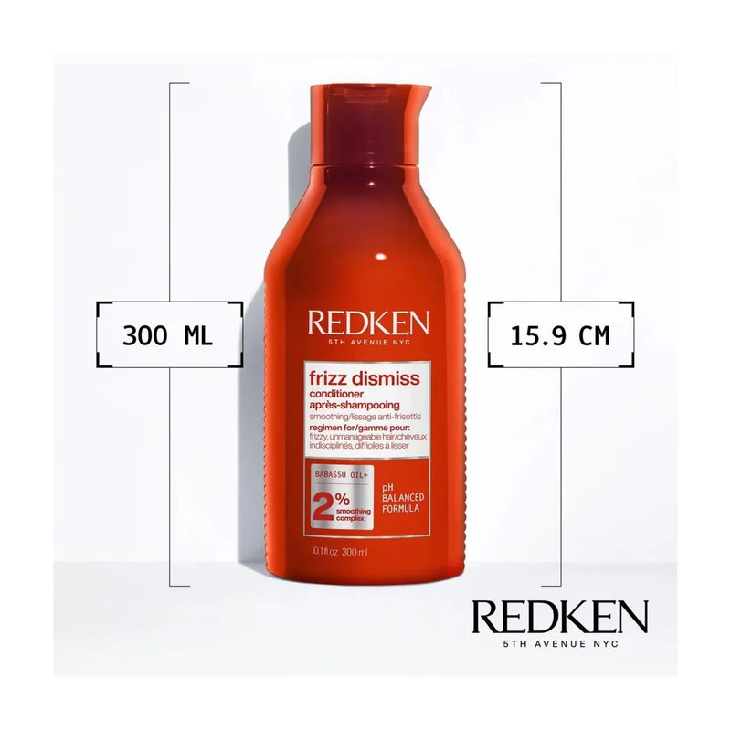 Redken Frizz Dismiss Conditioner 300 ML – Balsamo Anti Crespo per Capelli Crespi