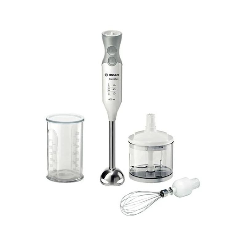 Frullatore ad immersione BOSCH MSM66150 Bianco Argento 600 W