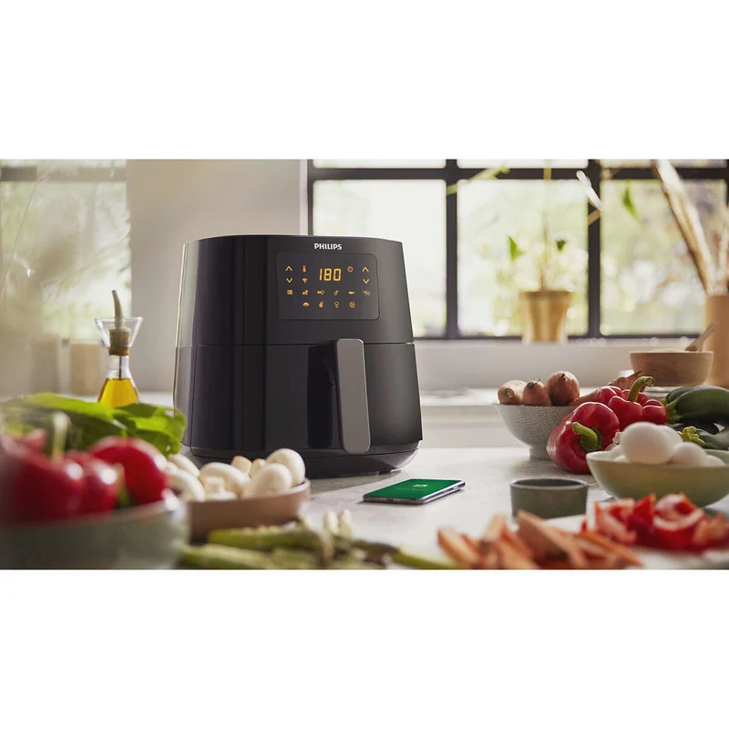 Friggitrice ad aria Philips HD9280/70 Nera 2000 W