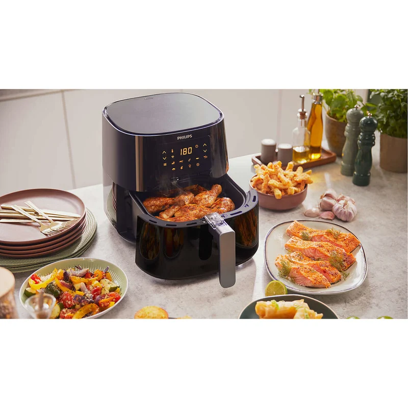 Friggitrice ad aria Philips HD9280/70 Nera 2000 W