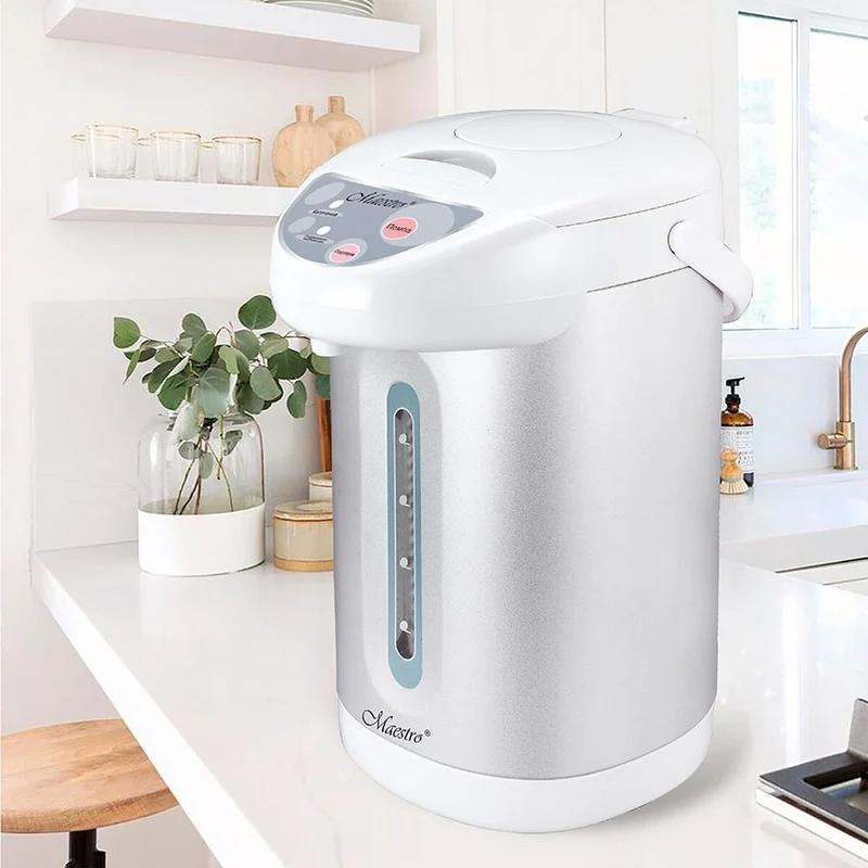 Bollitore Feel Maestro MR-084 Bianco Grigio Acciaio inossidabile Plastica 750 W 4,5 L