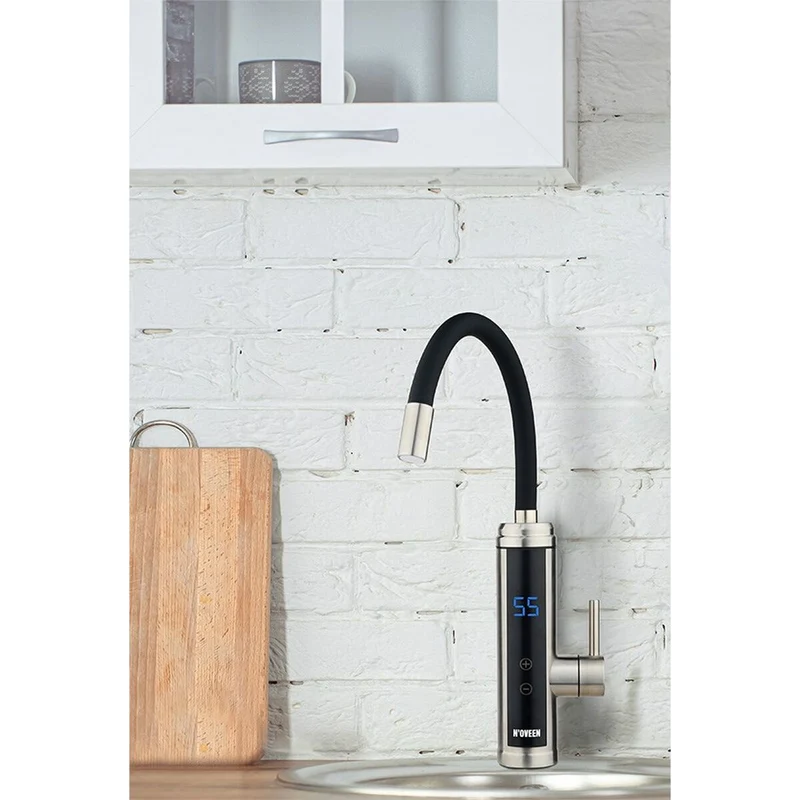 Bollitore N'oveen PODGRZEWACZ IWH955 Nero Argento Acciaio inossidabile 3600 W 3000 W