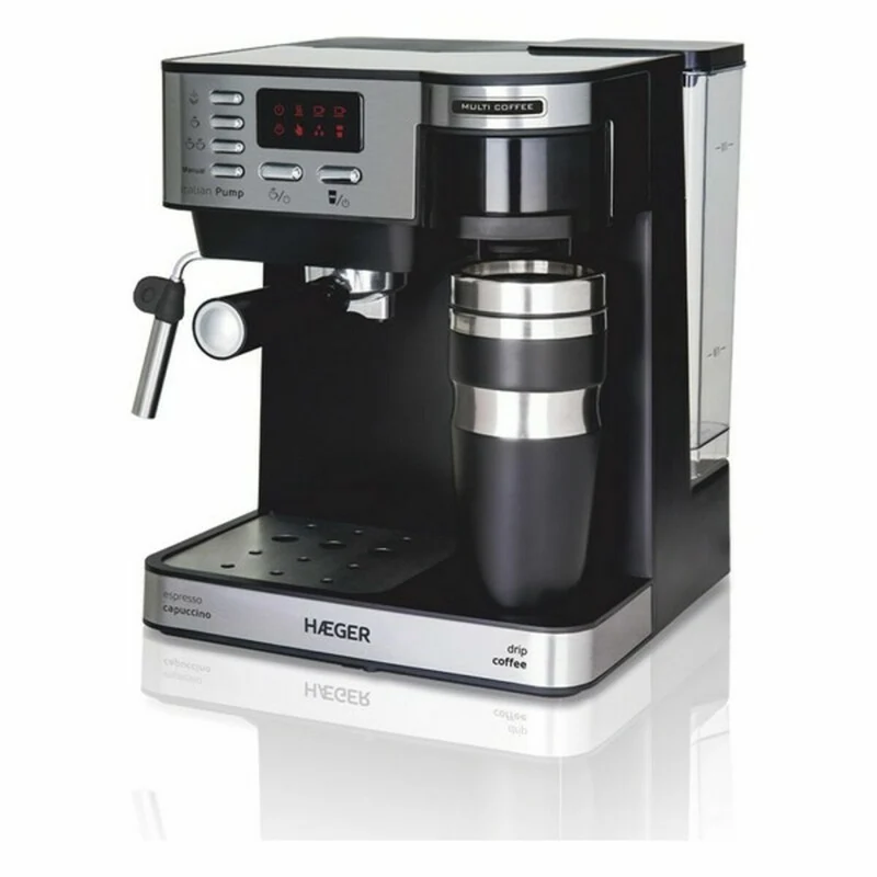 Macchina da caffè espresso manuale Haeger CM-145.008A Multicolor 1,2 L