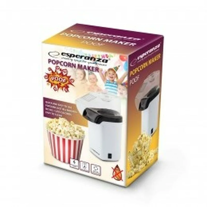 Macchina per popcorn Esperanza EKP005W Nera