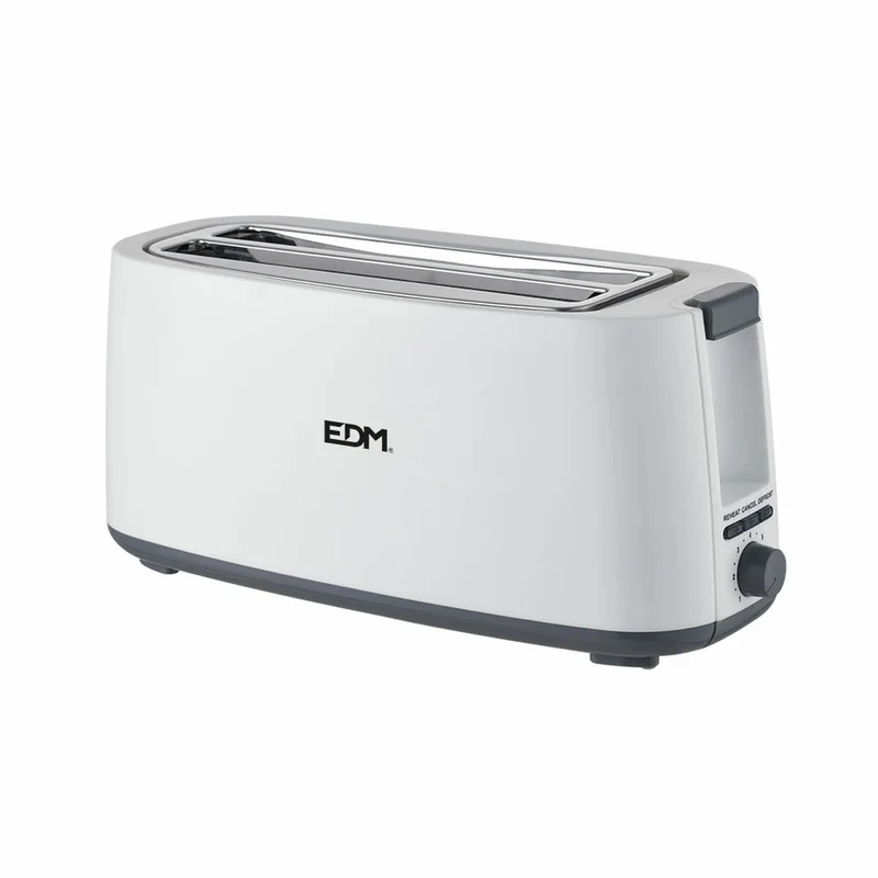 Tostapane EDM 07799 Bianco Design 1400 W Doppio slot