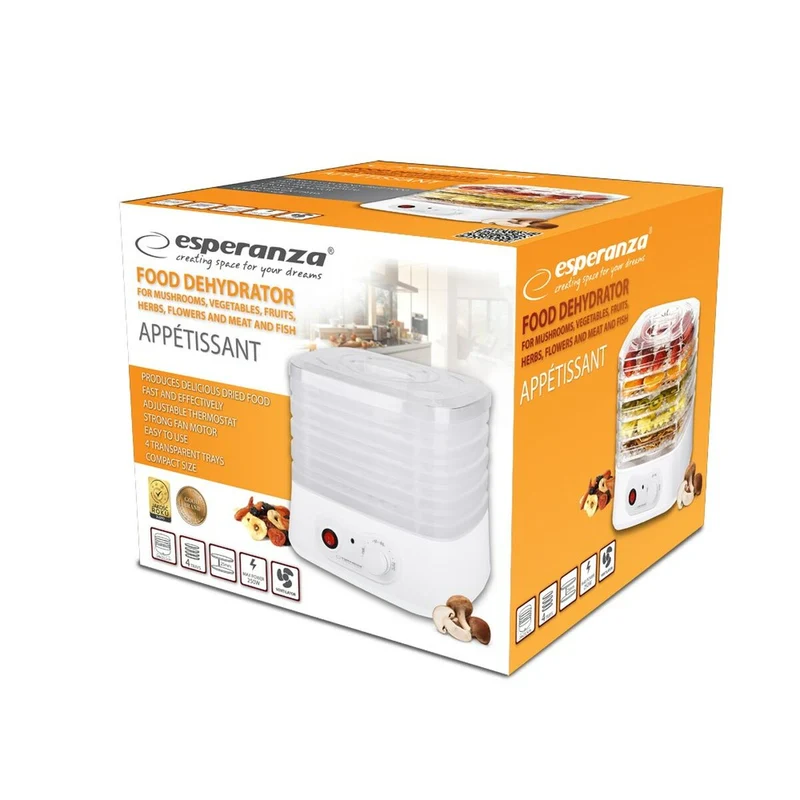Essiccatore Alimentare Esperanza EKD004 250 W