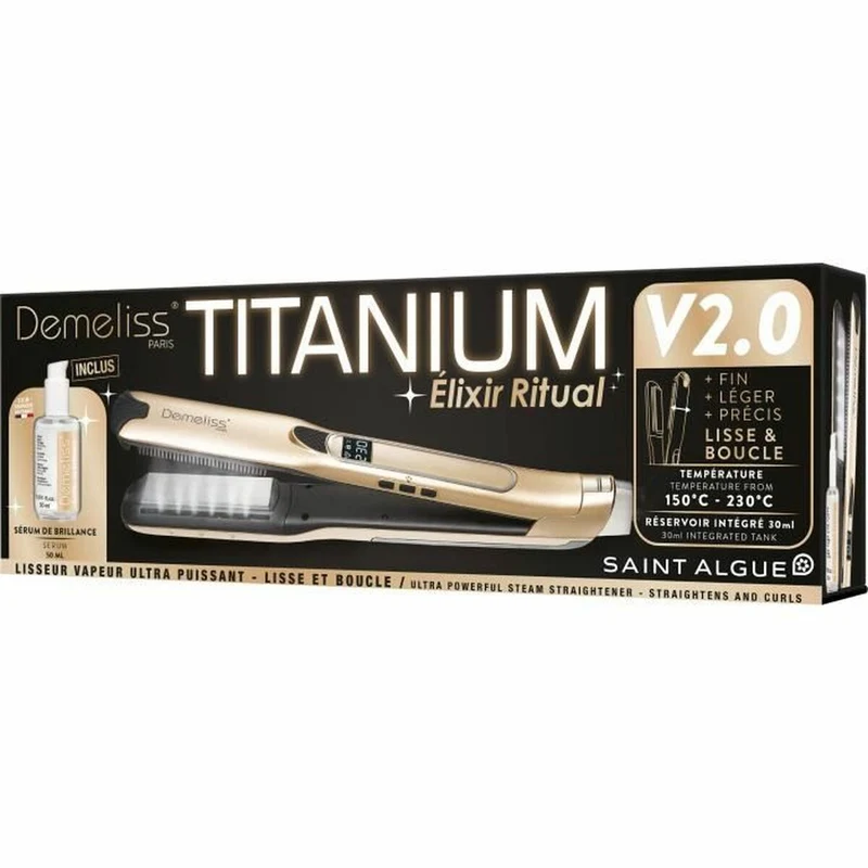 Piastra per capelli Saint-Algue TITANIUM V2 ELIXIR RITUAL DEMELISS