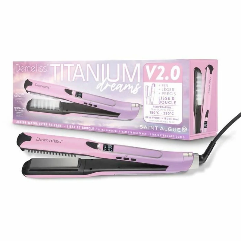 Piastra per capelli Saint-Algue Rosa