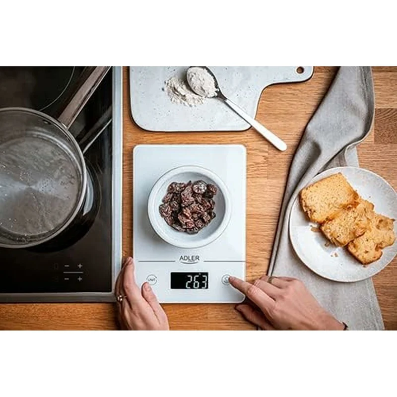 bilancia da cucina Adler AD 3170 Bianca 15 kg