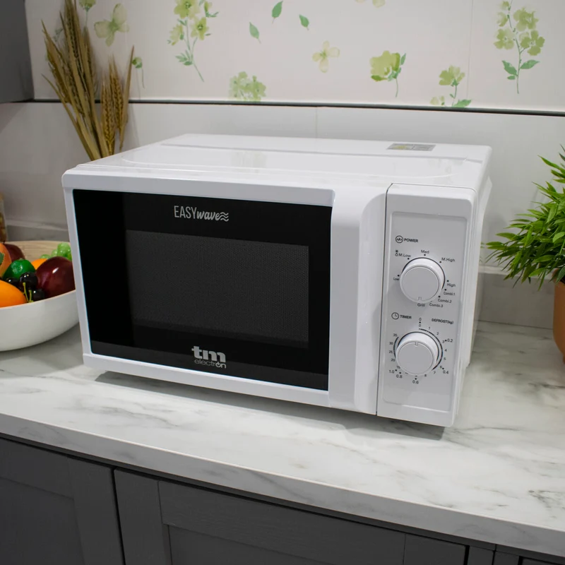 Microonde con Grill TM Electron White 700 W 20 L