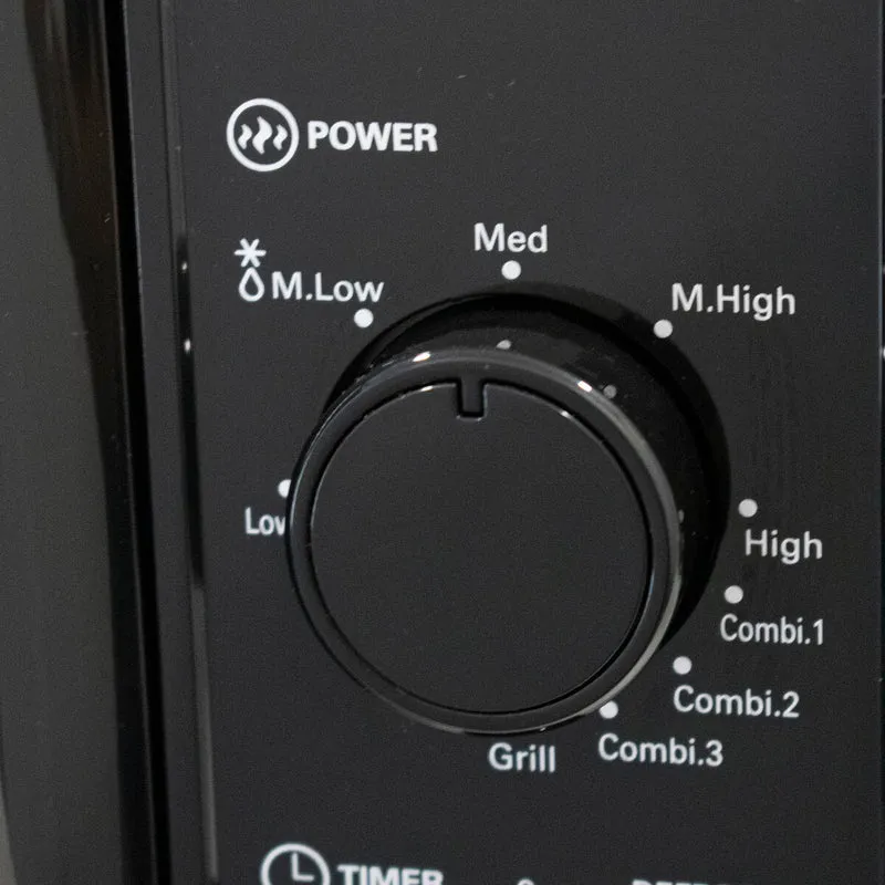 Microonde con Grill TM Electron Black 700 W 20 L