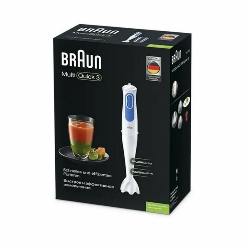 Frullatore Braun MQ 3000 Smoothie White Bianco/Blu 700 W