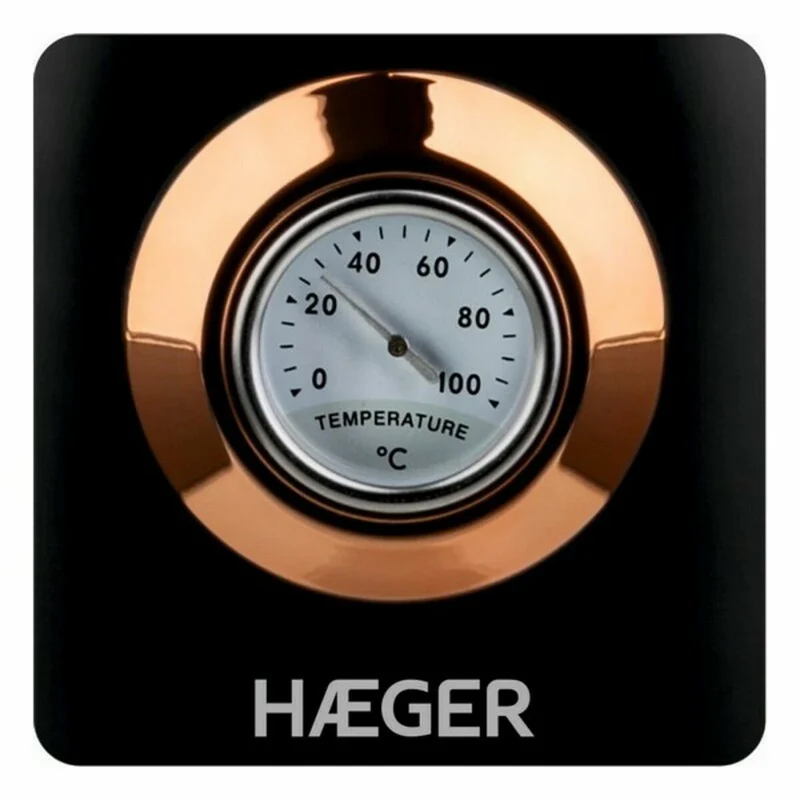 Bollitore Acqua e Teiera Elettrico Haeger EK-22B.024A Nero Acciaio inox 2200 W 1,7 L