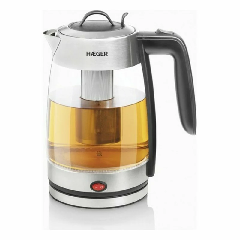 Bollitore Acqua e Teiera Elettrico Haeger EK-22F.020A Bianco Acciaio inox 2200 W