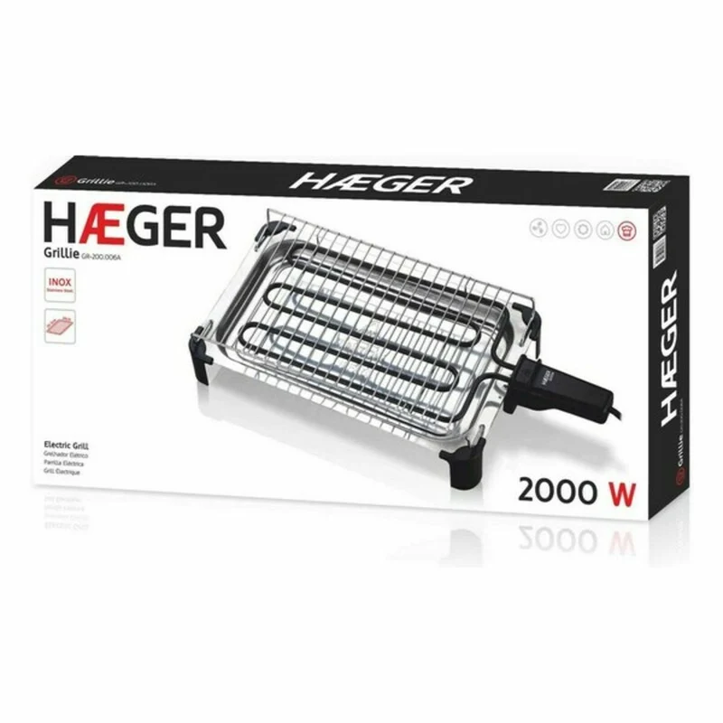 Microonde con Grill Haeger GR-200.006A Nero 2000 W