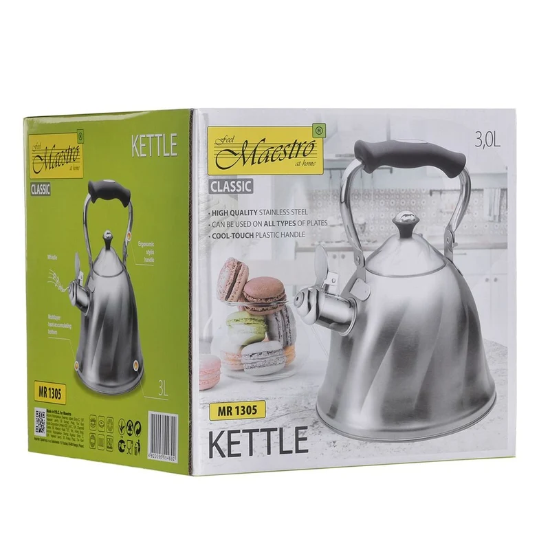 Bollitore Feel Maestro MR-1305 Argento 3 L