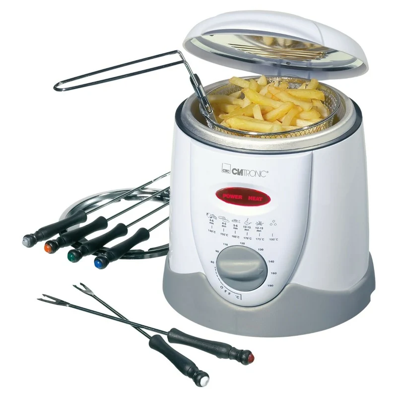 Friggitrice Clatronic FFR 2916 Bianco Grigio 900 W 1 L 19 x 2 x 19 cm