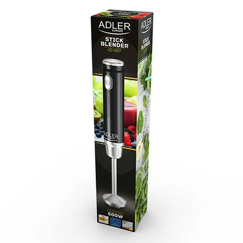Frullatore ad immersione Adler AD 4617 Nero Multicolor Argento 350 W