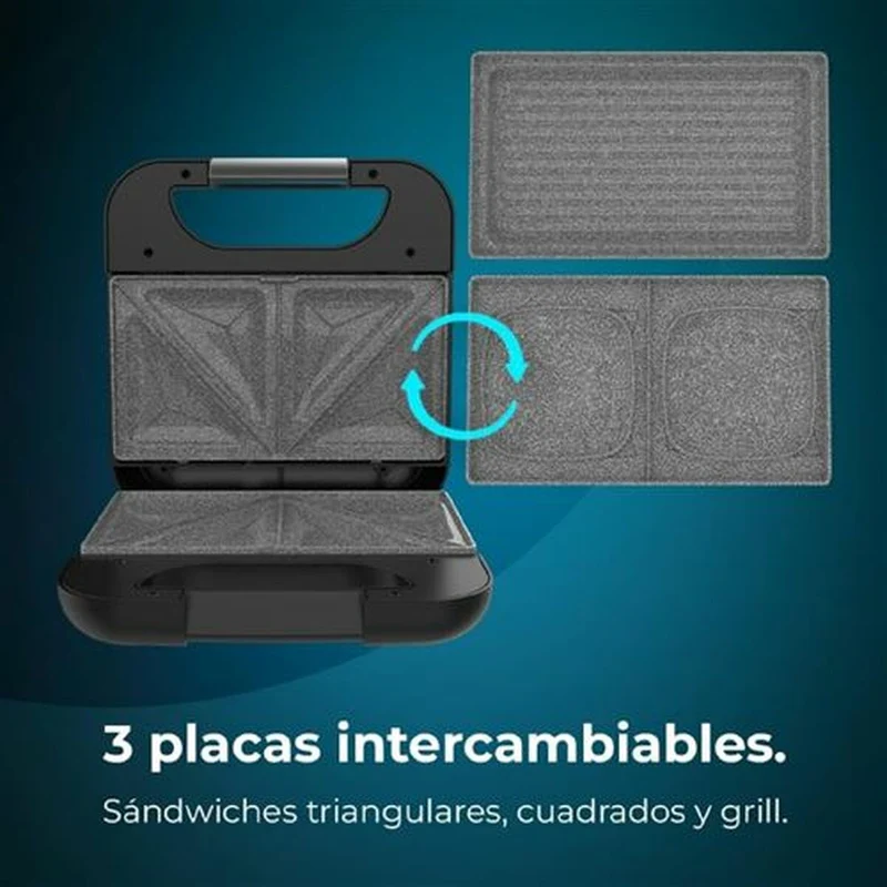 Macchina per panini Cecotec Rock'nToast Combo 800 W