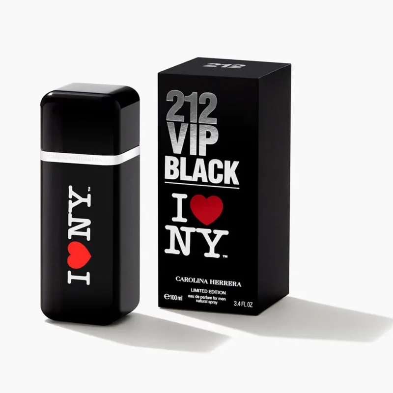 Profumo Uomo Carolina Herrera EDP 212 VIP Nero I Love NY 100 ml