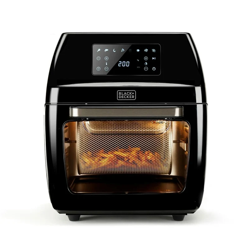 Friggitrice ad aria Black & Decker BXAFO1200E Nera 1700 W 12 L