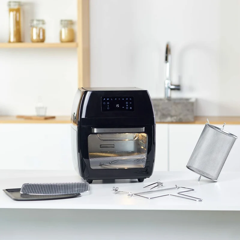 Friggitrice ad aria Black & Decker BXAFO1200E Nera 1700 W 12 L